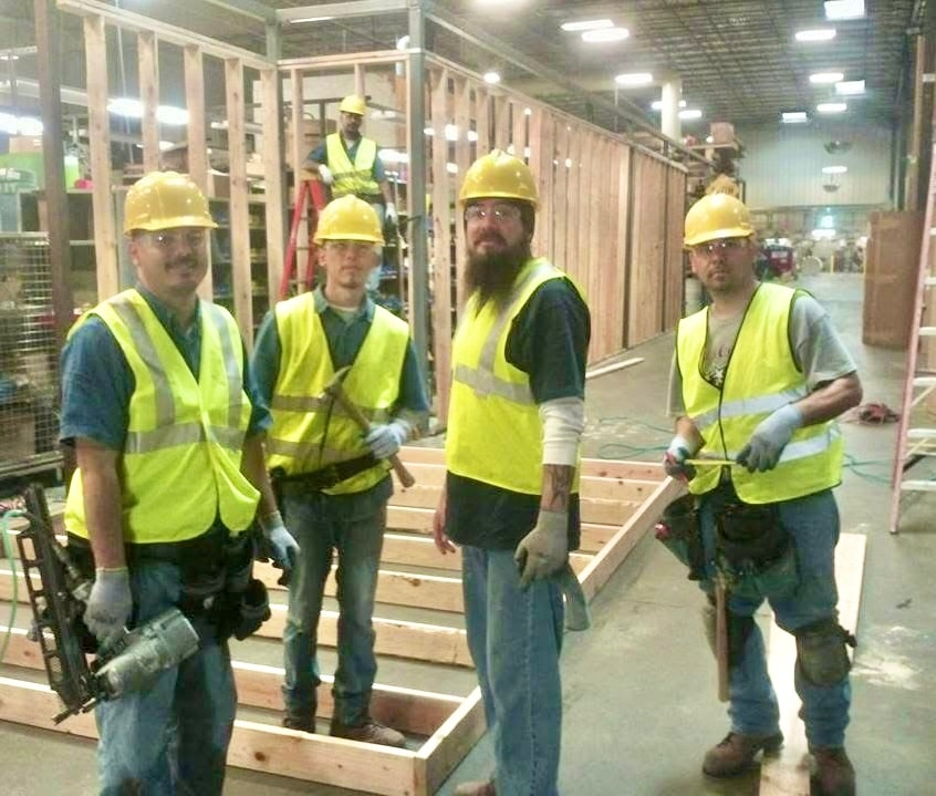 Fernandez Construction crew at an active job site