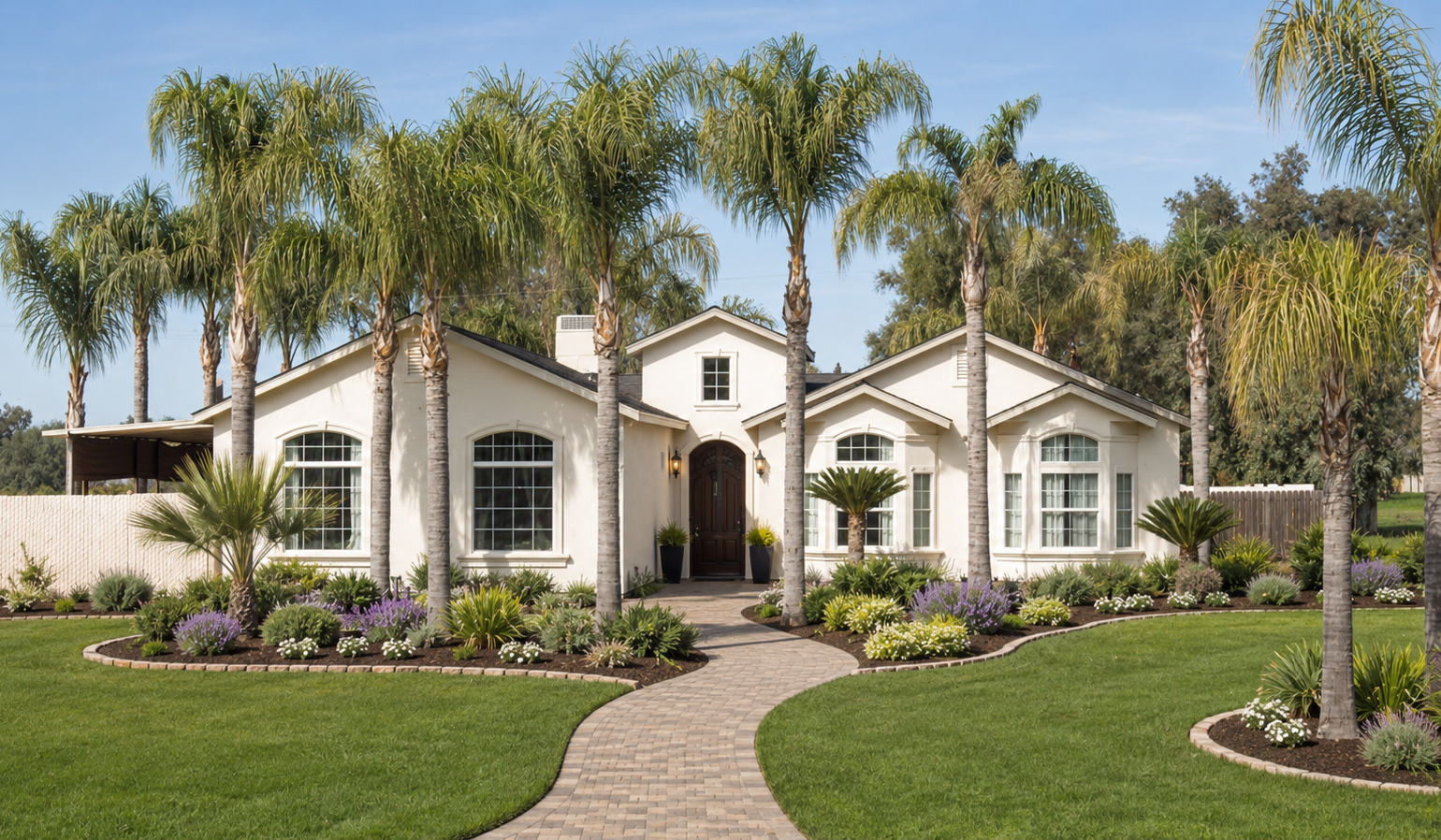 Completed residential project managed by Fernandez Construction